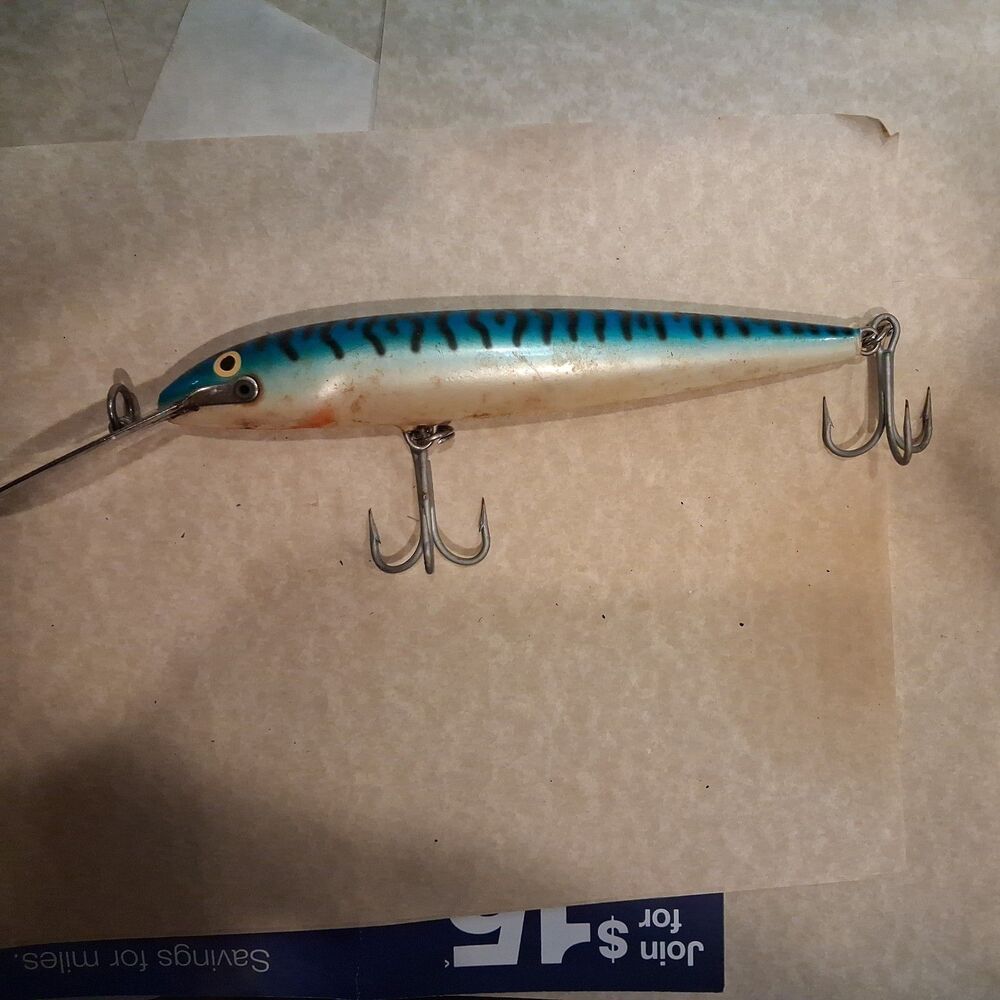VTG Rapala Magnum Fishing Lure Trolling Diving Crankbait Saltwater Tackle 8"